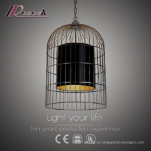 Hot Sale Chrome Iron Wire Bird Cage Pendant Lamp